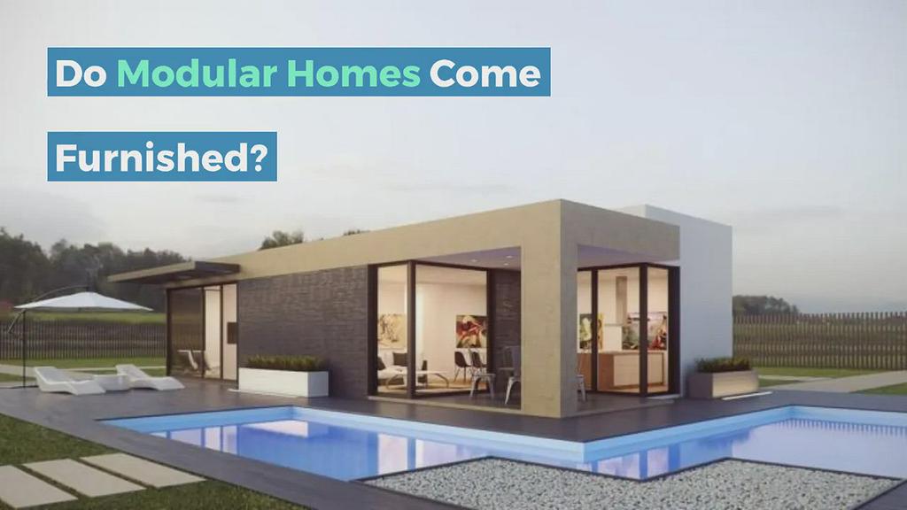 'Video thumbnail for Do Modular Homes Come Furnished?'